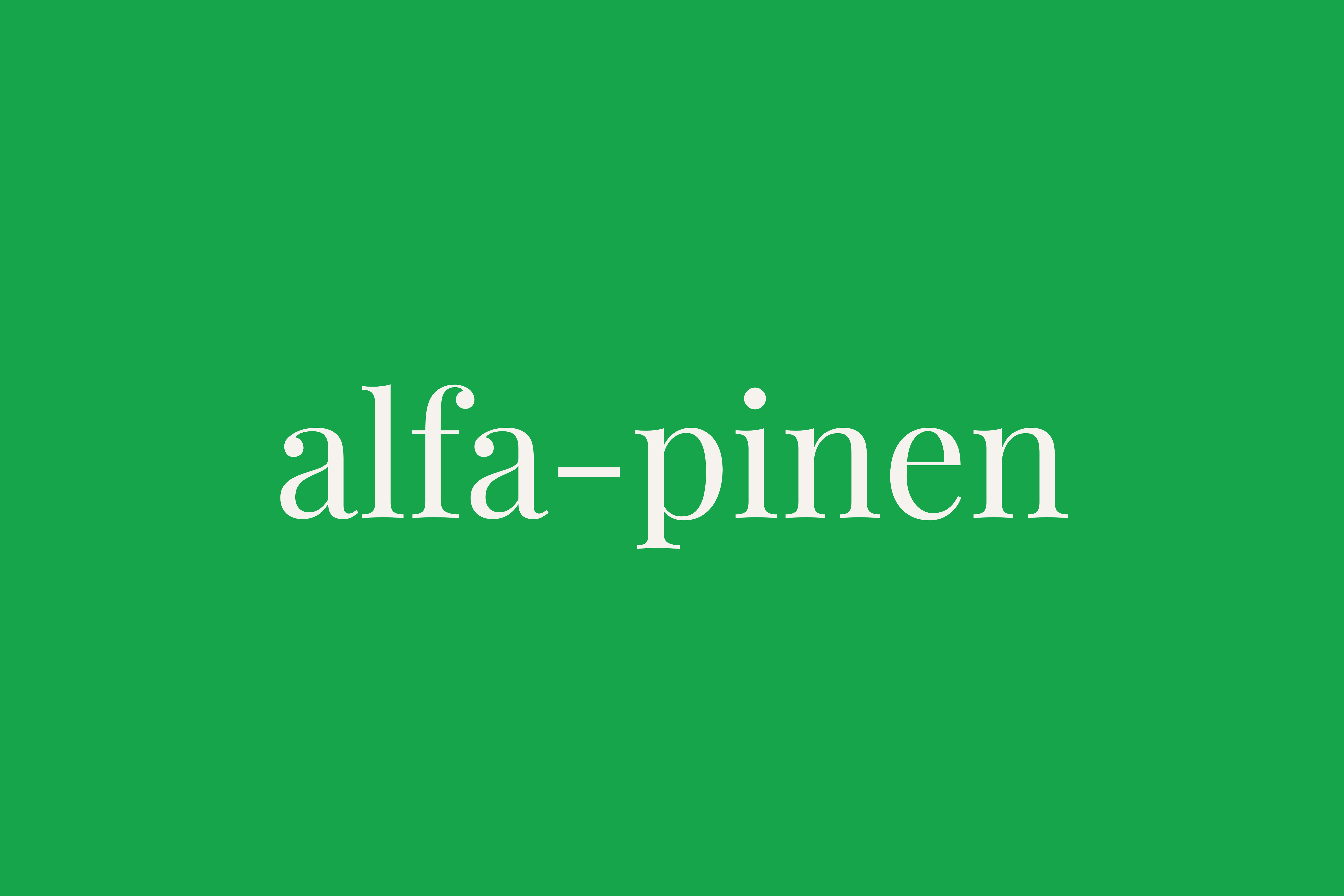 Alfa-pinen: Właściwości i badania