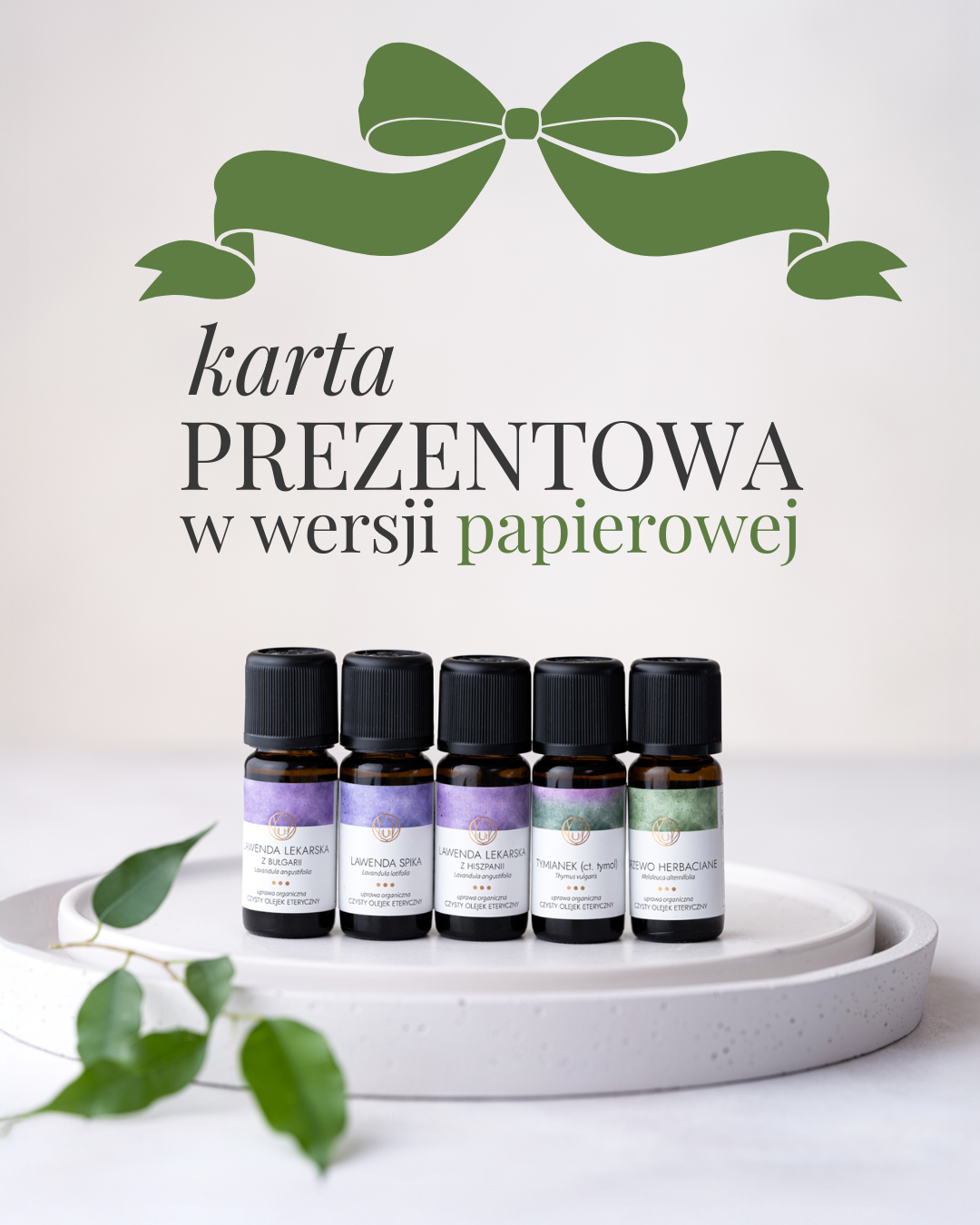 Karta prezentowa w wersji papierowej
